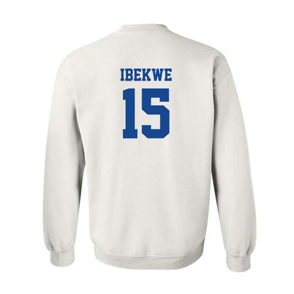 Hampton - NCAA Men's Basketball : Zion Ibekwe - Classic Shersey Crewneck Sweatshirt-1