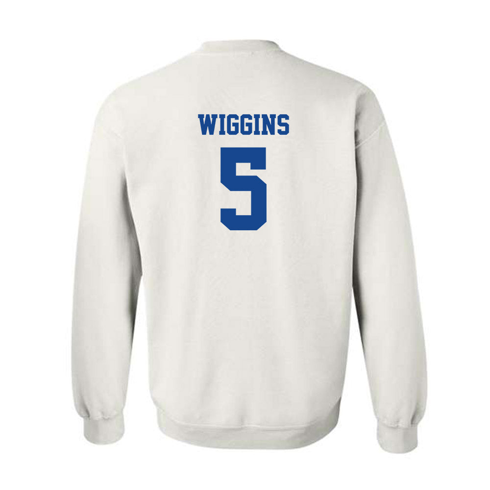 Hampton - NCAA Women's Basketball : Diamond Wiggins - Classic Shersey Crewneck Sweatshirt-1