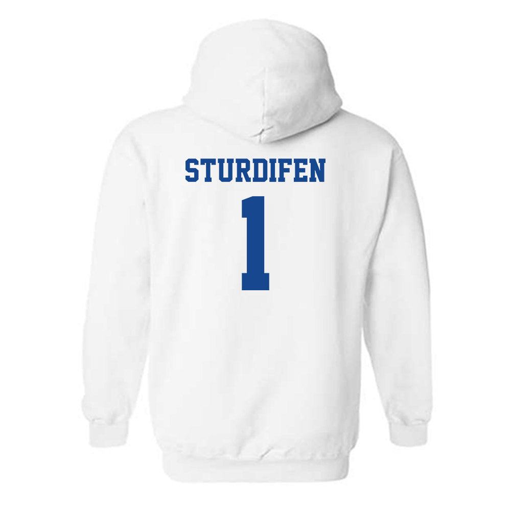 Hampton - NCAA Football : Cam Sturdifen - Classic Shersey Hooded Sweatshirt-1