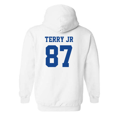 Hampton - NCAA Football : Samuel Terry Jr - Classic Shersey Hooded Sweatshirt-1