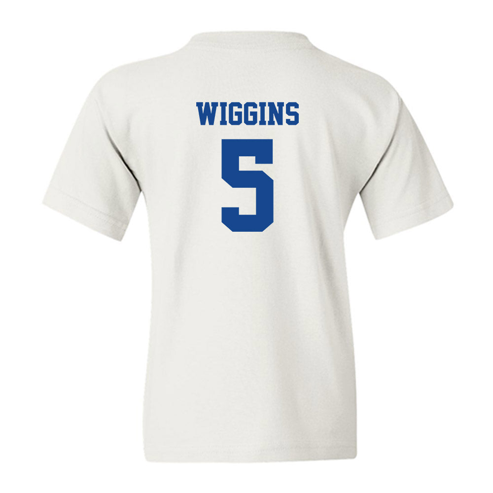 Hampton - NCAA Women's Basketball : Diamond Wiggins - Classic Shersey Youth T-Shirt-1