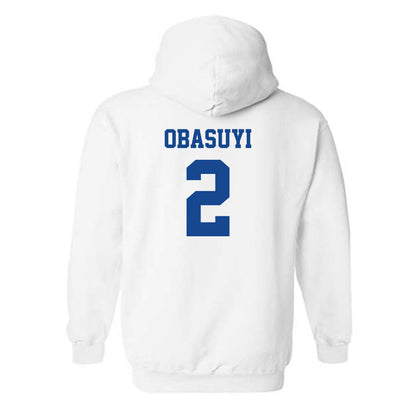 Hampton - NCAA Women's Basketball : Eghosa Obasuyi - Classic Shersey Hooded Sweatshirt-1