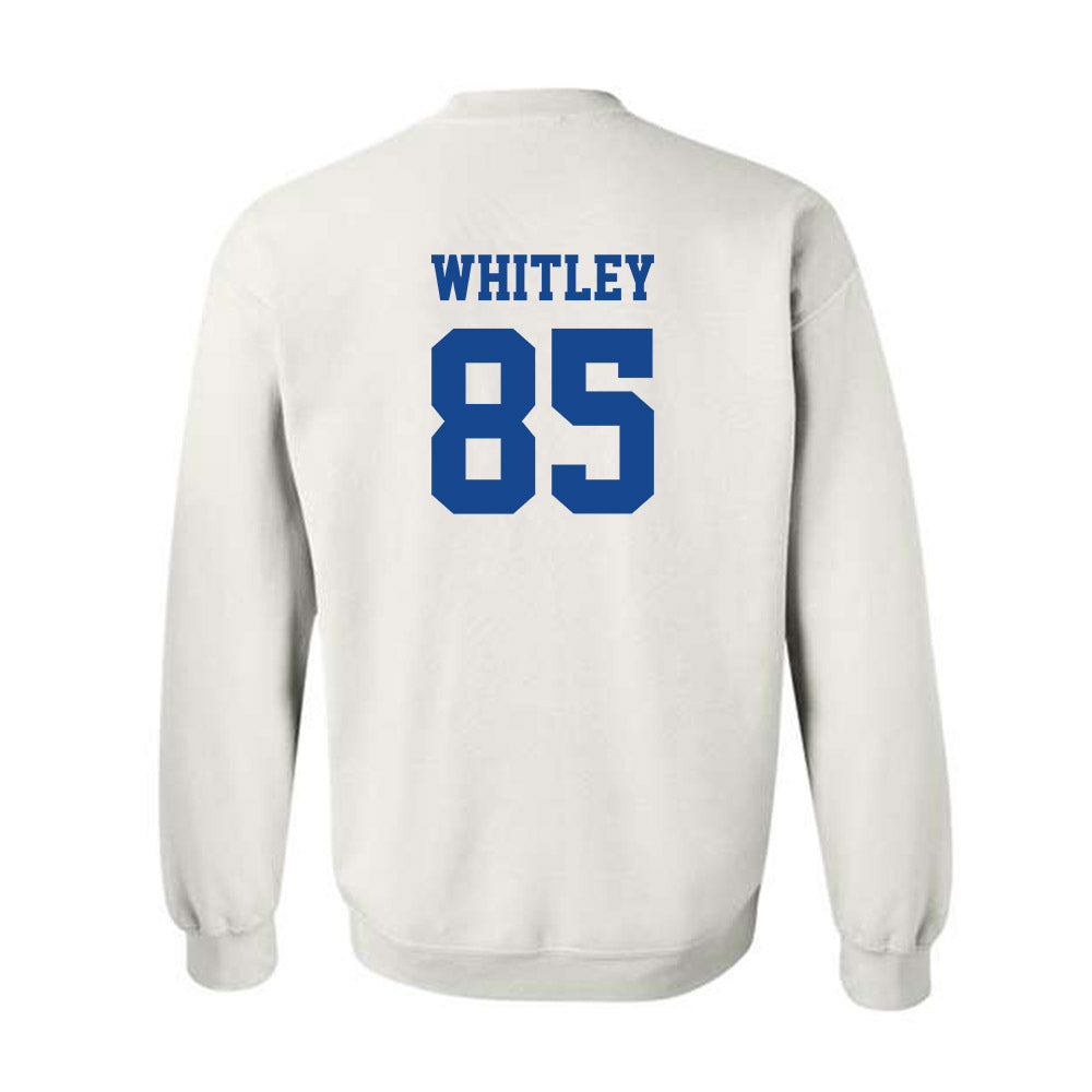 Hampton - NCAA Football : Mason Whitley - Classic Shersey Crewneck Sweatshirt-1