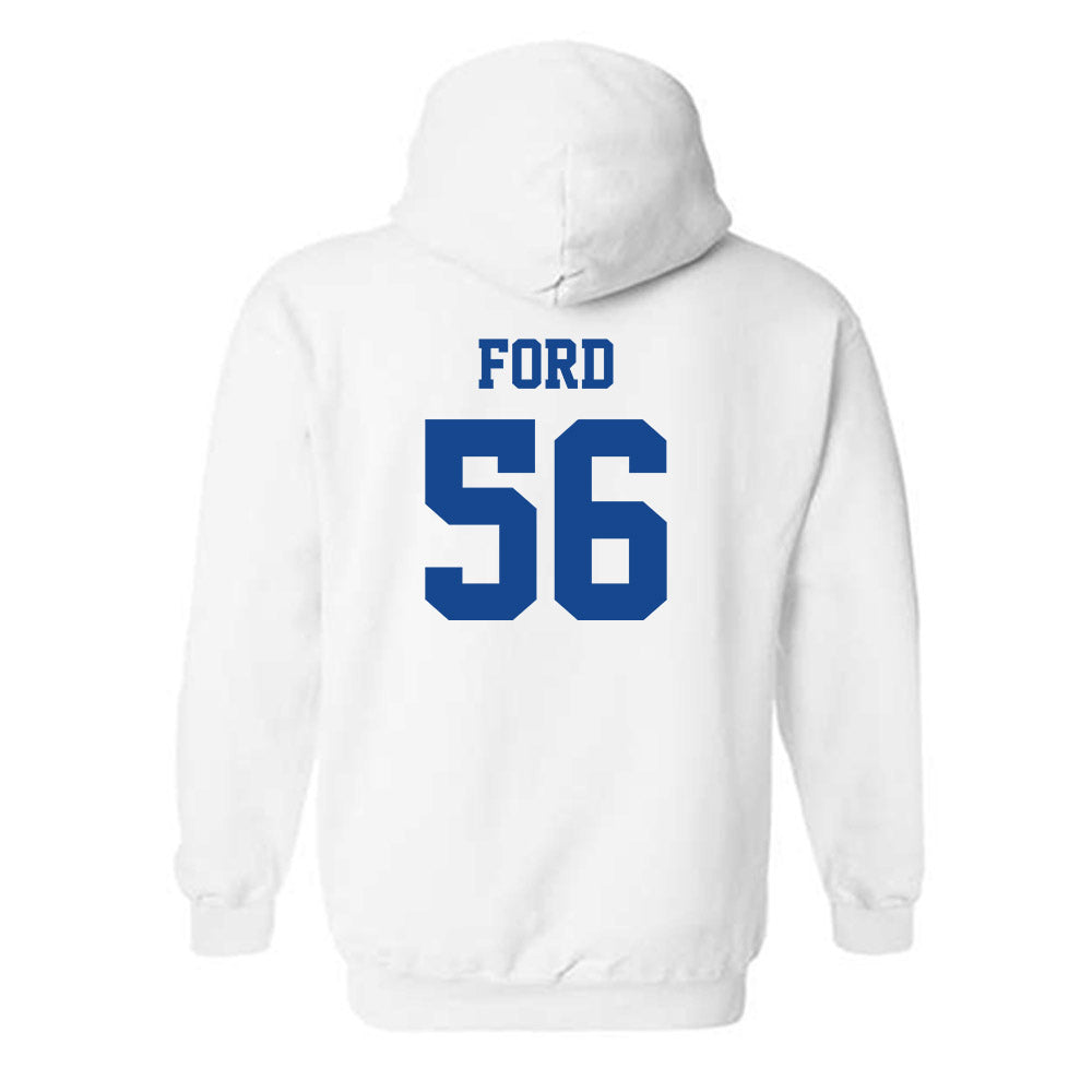 Hampton - NCAA Football : Jackson Ford - Classic Shersey Hooded Sweatshirt-1