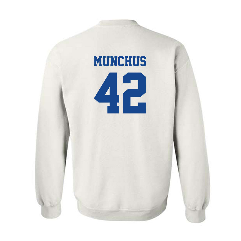 Hampton - NCAA Men's Lacrosse : Dylan Munchus - Classic Shersey Crewneck Sweatshirt-1