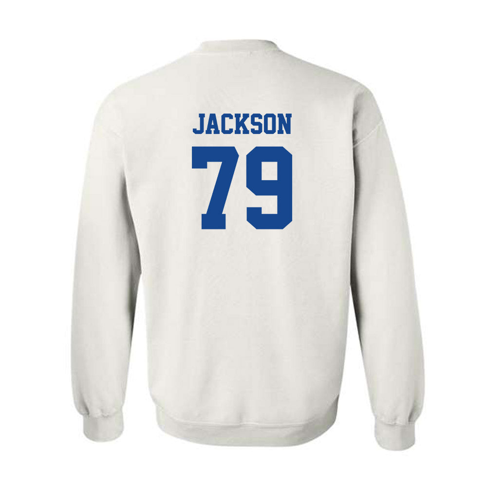 Hampton - NCAA Football : Collen Jackson - Classic Shersey Crewneck Sweatshirt-1