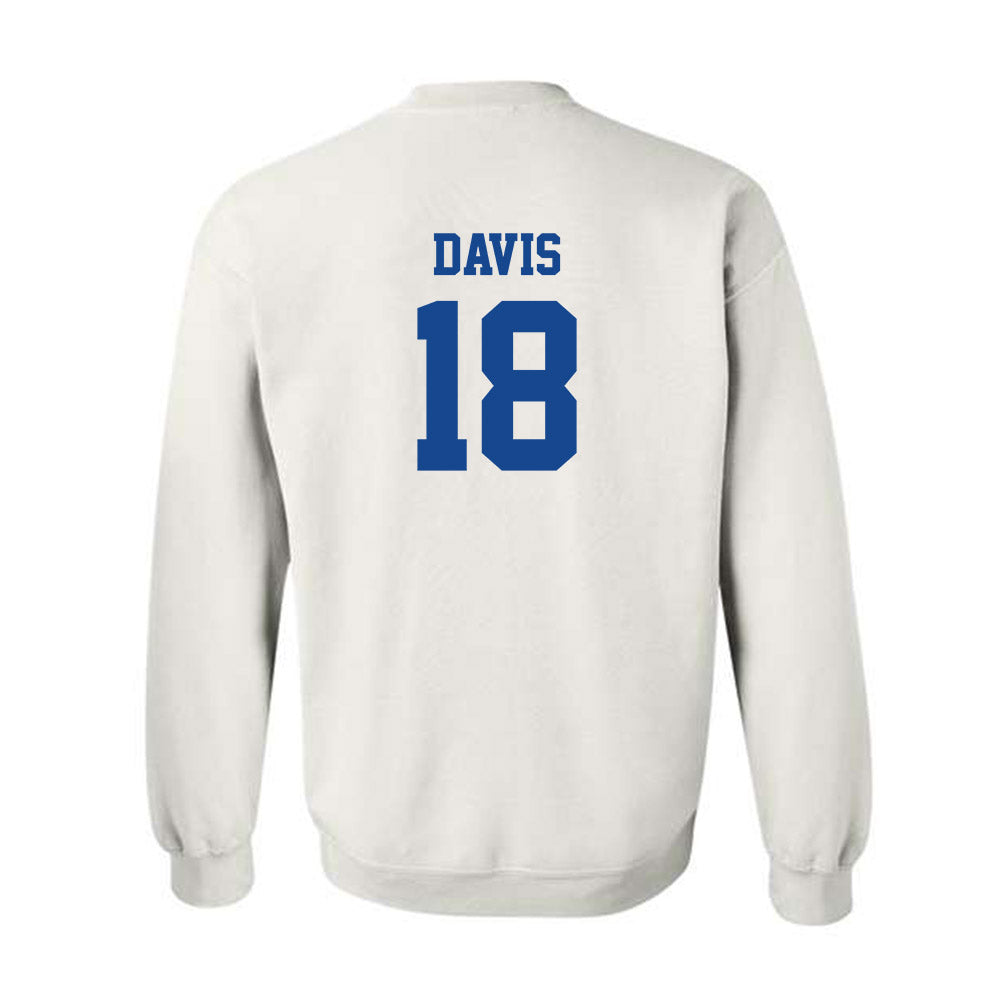 Hampton - NCAA Football : Iman Davis - Classic Shersey Crewneck Sweatshirt-1