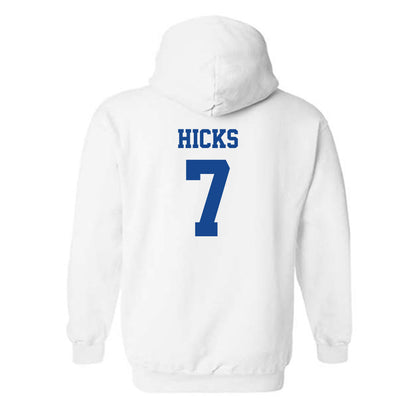 Hampton - NCAA Football : William Hicks - Classic Shersey Hooded Sweatshirt-1