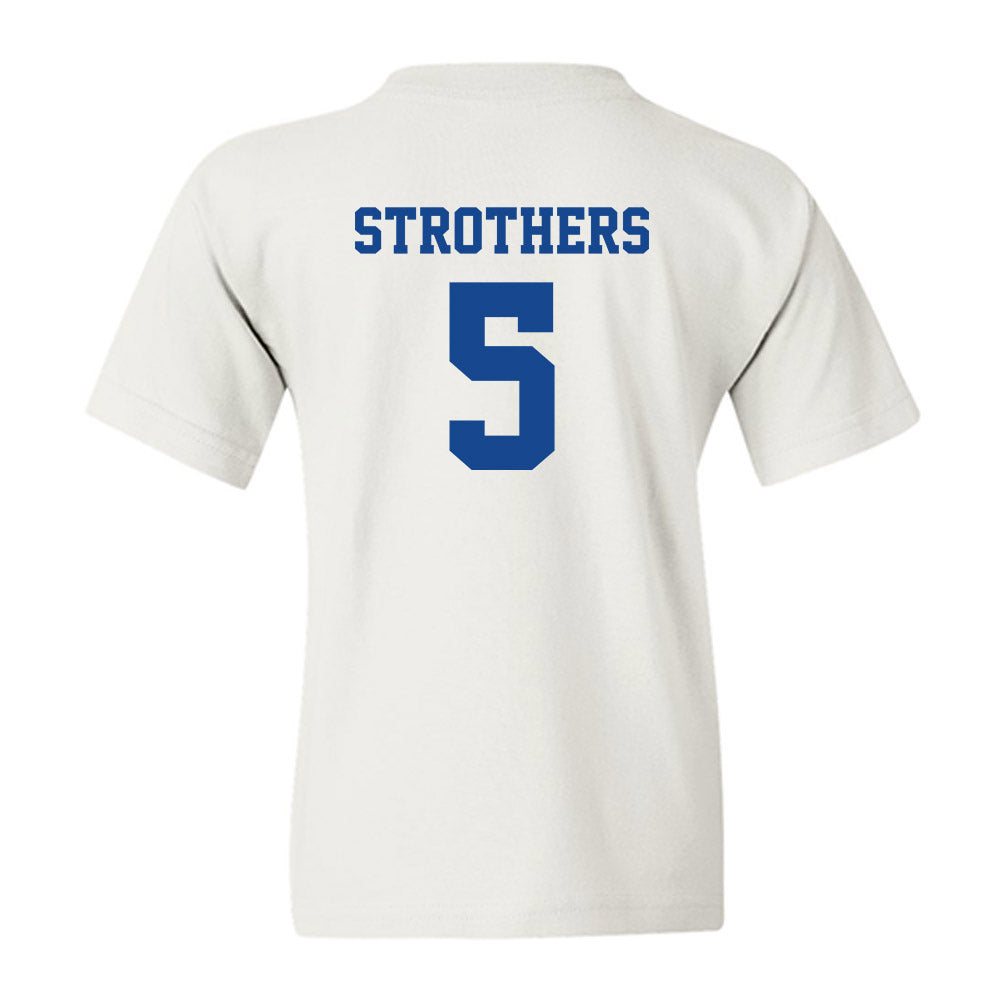 Hampton - NCAA Men's Basketball : Etienne Strothers - Classic Shersey Youth T-Shirt-1