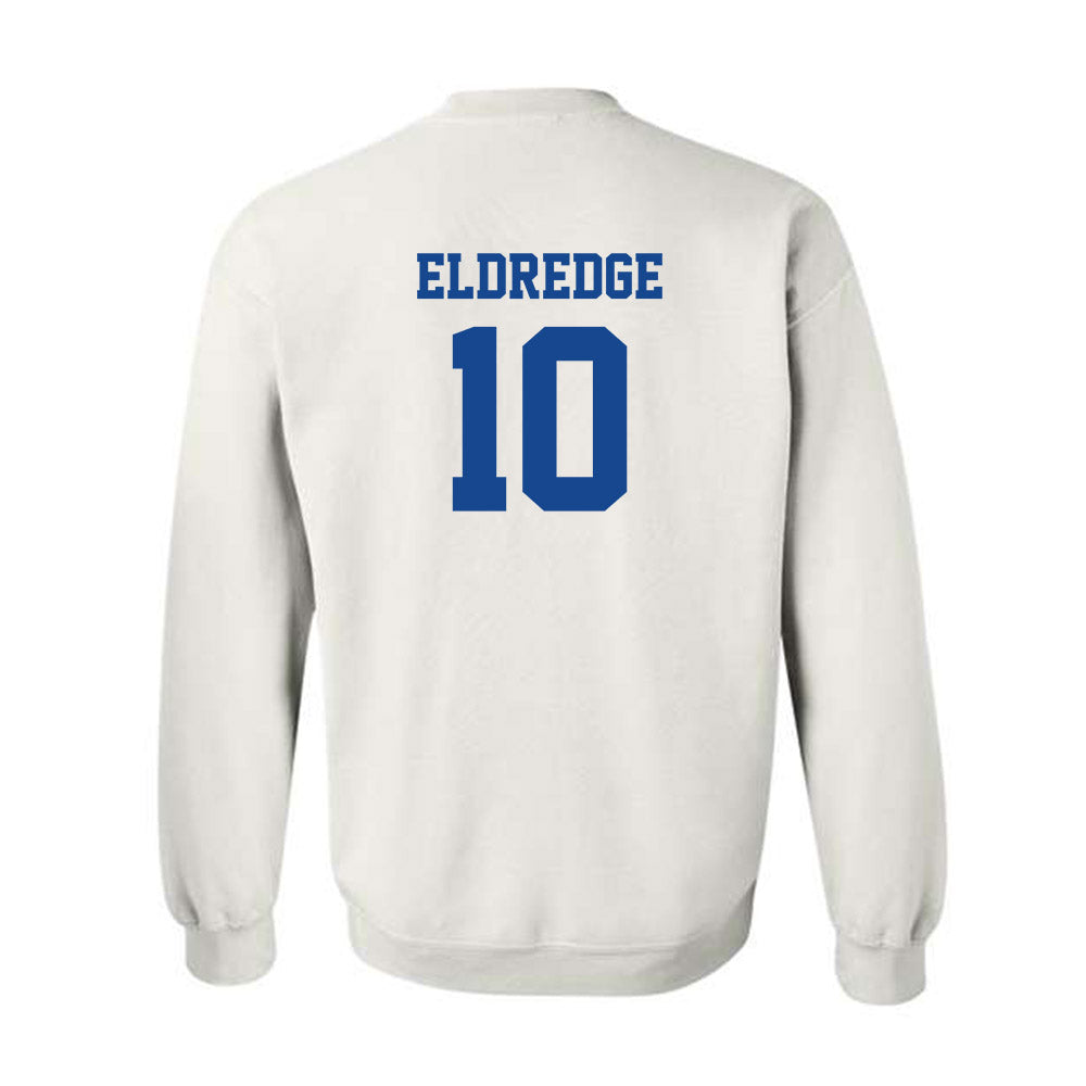 Hampton - NCAA Men's Basketball : Chris Eldredge - Classic Shersey Crewneck Sweatshirt-1