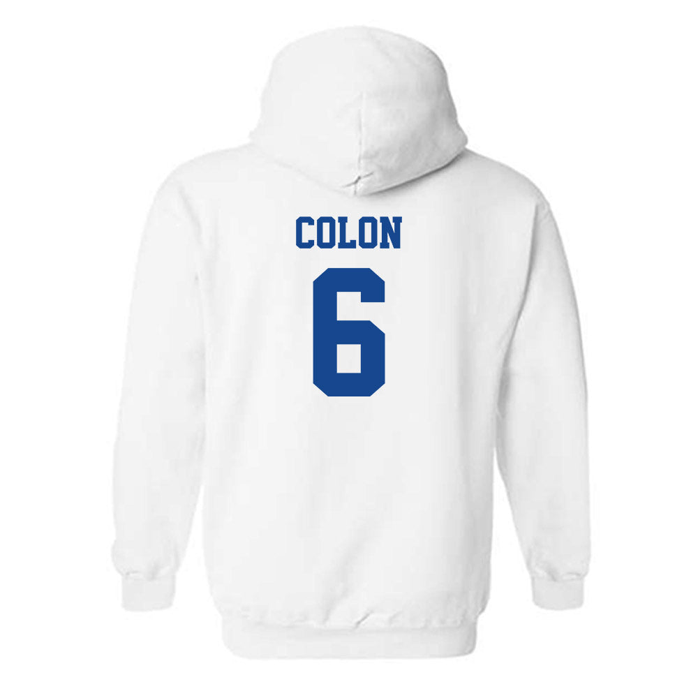 Hampton - NCAA Football : Noah Colon - Classic Shersey Hooded Sweatshirt-1