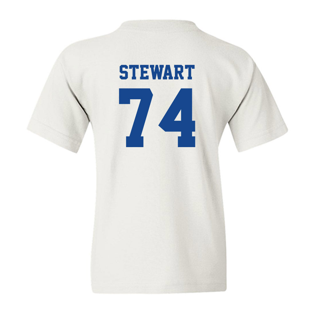Hampton - NCAA Football : Damaurius Stewart - Classic Shersey Youth T-Shirt-1