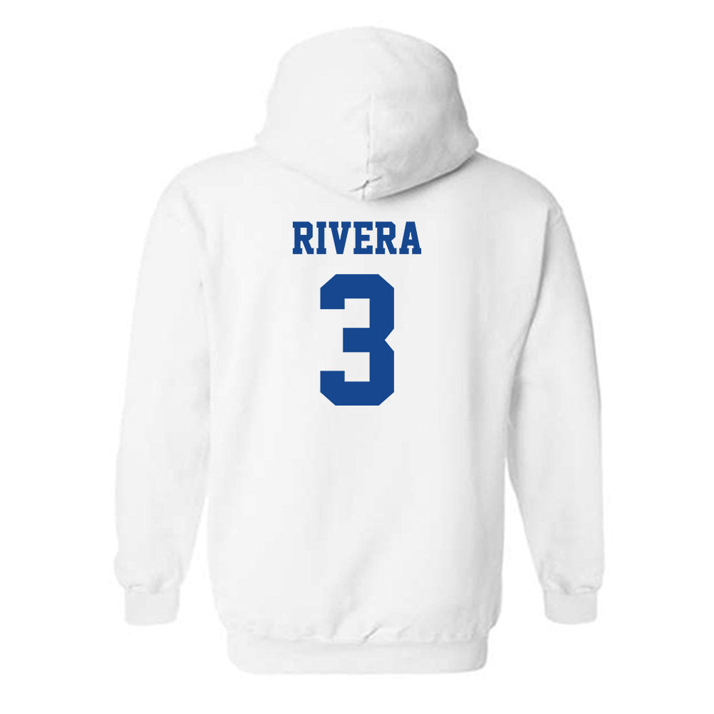 Hampton - NCAA Women's Basketball : Nilah Rivera - Classic Shersey Hooded Sweatshirt-1