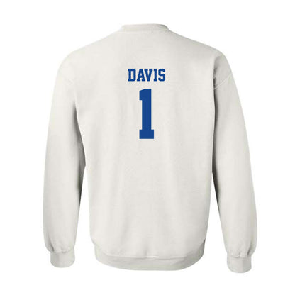 Hampton - NCAA Men's Basketball : Aaron Davis - Classic Shersey Crewneck Sweatshirt-1
