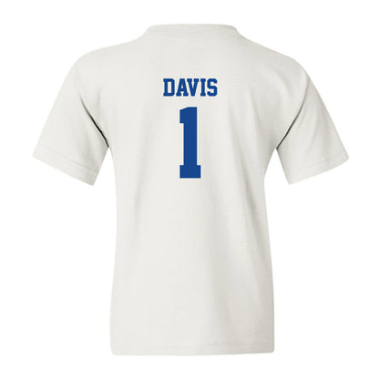 Hampton - NCAA Men's Basketball : Aaron Davis - Classic Shersey Youth T-Shirt-1
