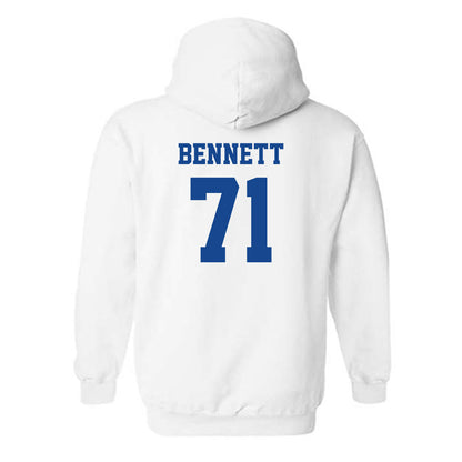 Hampton - NCAA Football : Gavin Bennett - Classic Shersey Hooded Sweatshirt-1