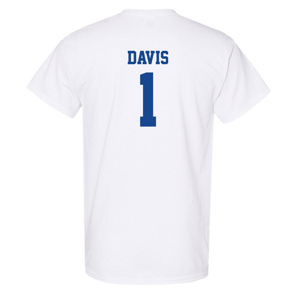 Hampton - NCAA Men's Basketball : Aaron Davis - Classic Shersey T-Shirt-1