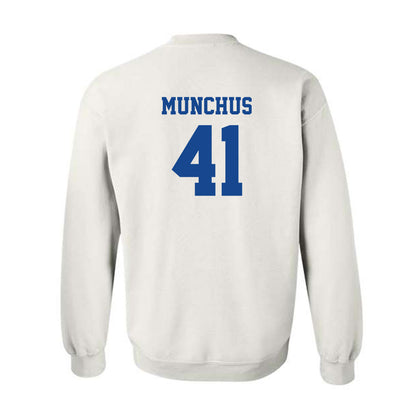 Hampton - NCAA Men's Lacrosse : Davis Munchus - Classic Shersey Crewneck Sweatshirt-1