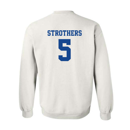 Hampton - NCAA Men's Basketball : Etienne Strothers - Classic Shersey Crewneck Sweatshirt-1