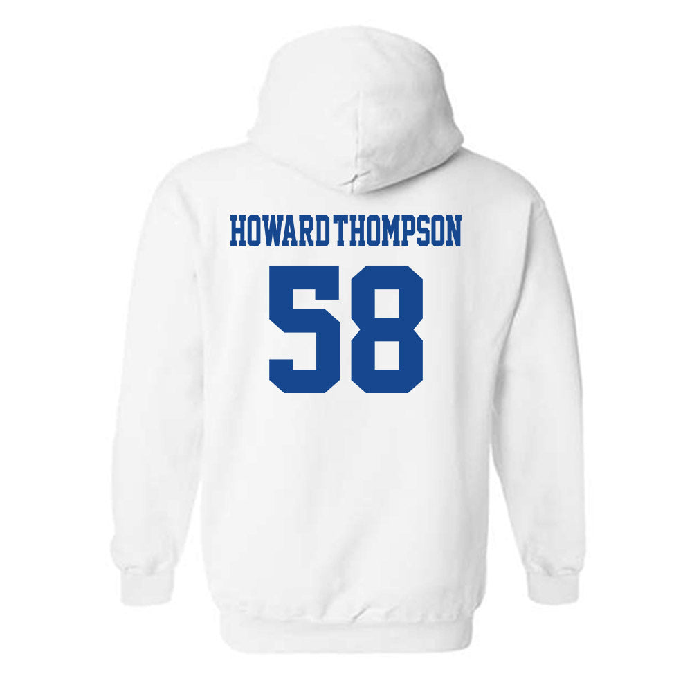 Hampton - NCAA Football : Tyher Howard-Thompson - Classic Shersey Hooded Sweatshirt-1
