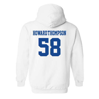 Hampton - NCAA Football : Tyher Howard-Thompson - Classic Shersey Hooded Sweatshirt-1