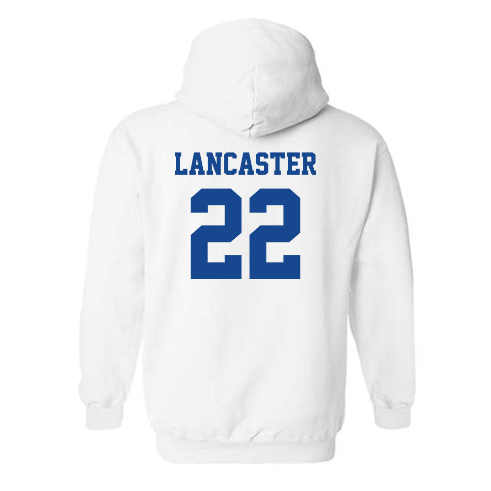 Hampton - NCAA Men's Lacrosse : Miles Lancaster - Classic Shersey Hooded Sweatshirt-1
