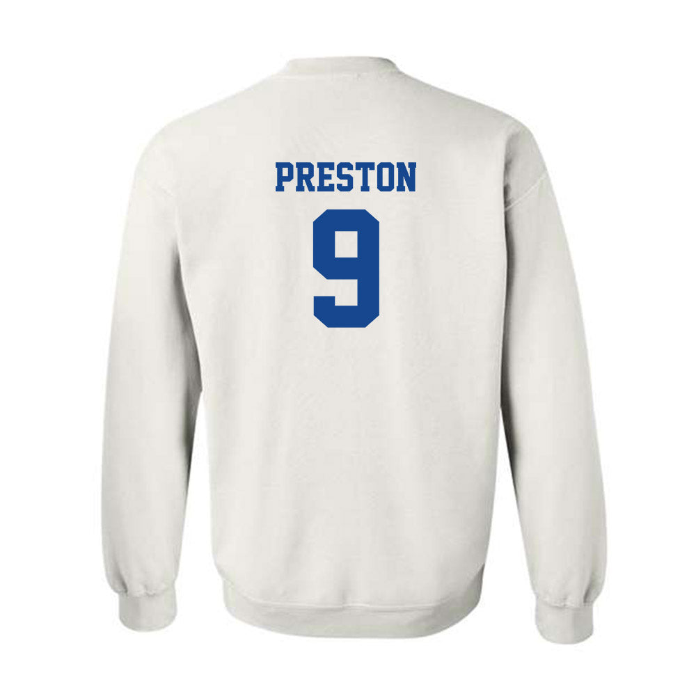 Hampton - NCAA Men's Basketball : William Preston - Classic Shersey Crewneck Sweatshirt-1
