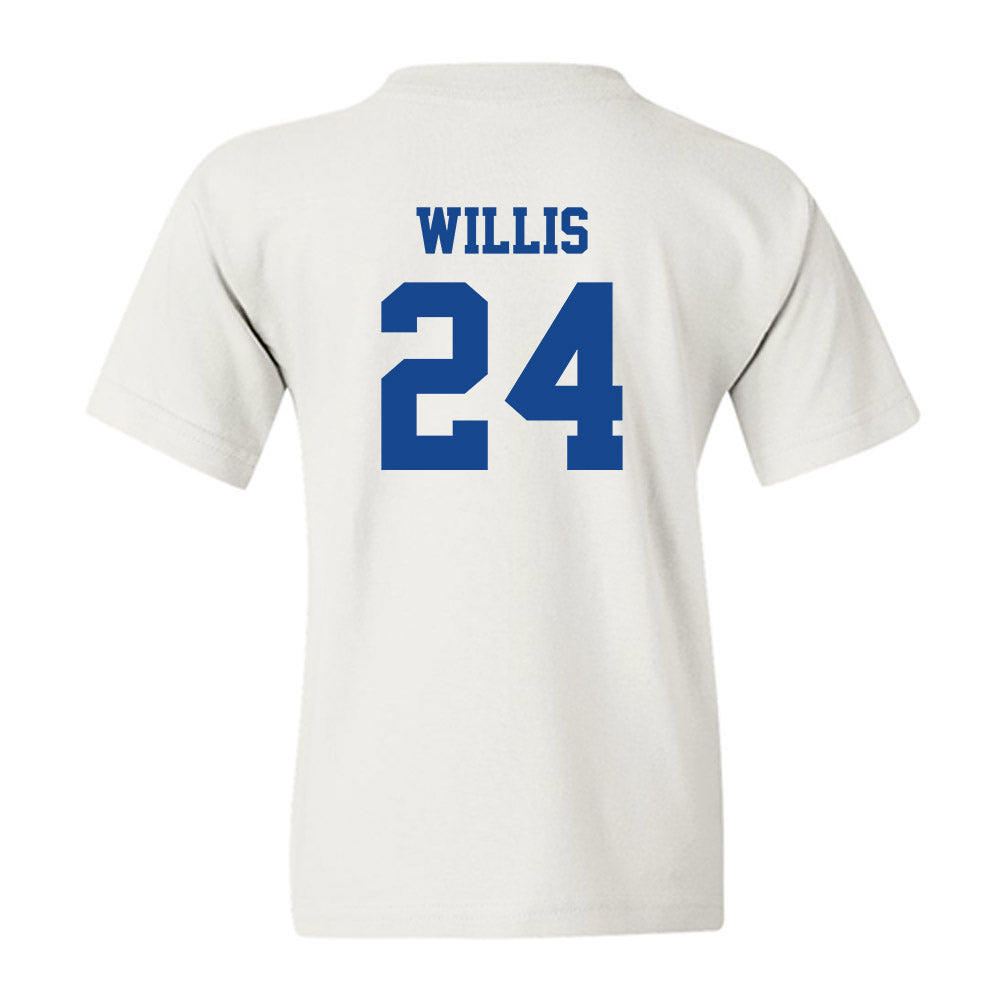 Hampton - NCAA Football : Marqwae Willis - Classic Shersey Youth T-Shirt-1