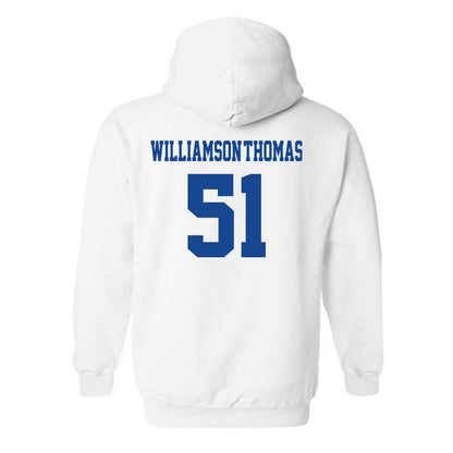 Hampton - NCAA Football : Jalen Williamson-Thomas - Classic Shersey Hooded Sweatshirt-1