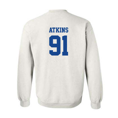 Hampton - NCAA Football : Aaron Atkins - Classic Shersey Crewneck Sweatshirt-1