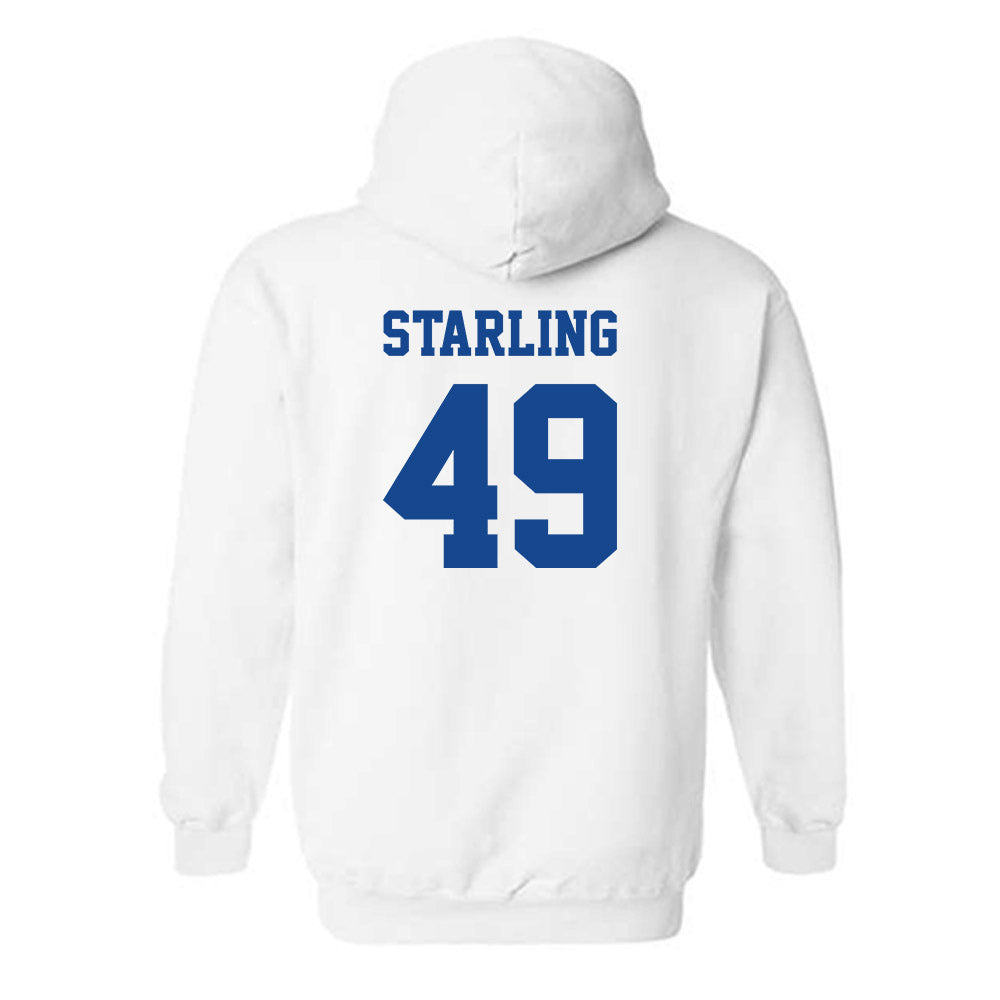 Hampton - NCAA Football : Brett Starling - Classic Shersey Hooded Sweatshirt-1
