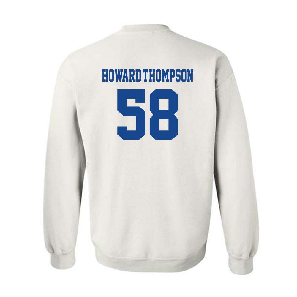Hampton - NCAA Football : Tyher Howard-Thompson - Classic Shersey Crewneck Sweatshirt-1