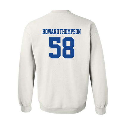 Hampton - NCAA Football : Tyher Howard-Thompson - Classic Shersey Crewneck Sweatshirt-1