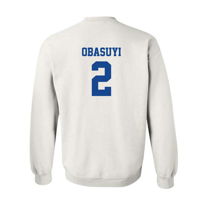 Hampton - NCAA Women's Basketball : Eghosa Obasuyi - Classic Shersey Crewneck Sweatshirt-1