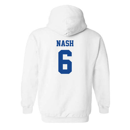 Hampton - NCAA Football : Marcellus Nash - Classic Shersey Hooded Sweatshirt-1