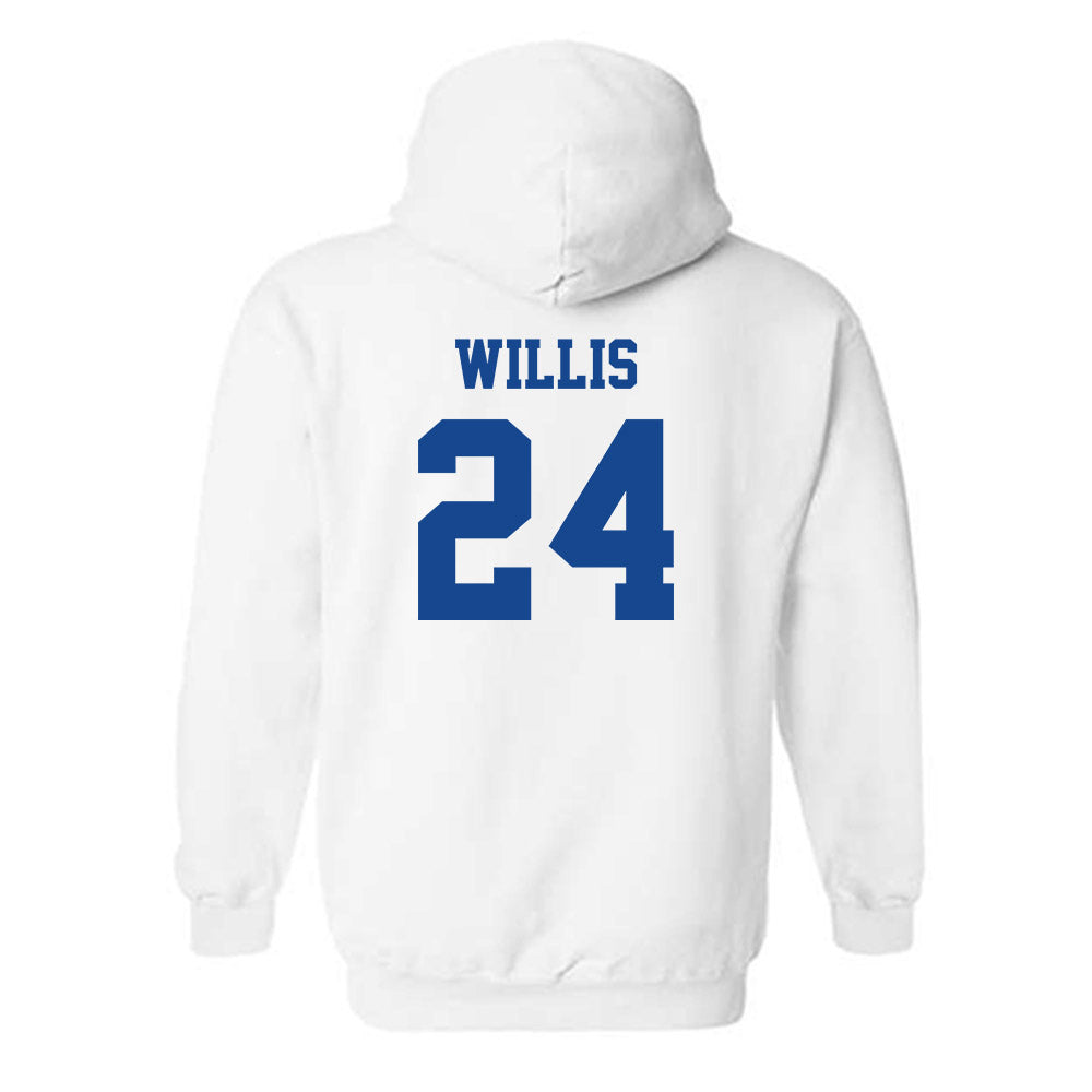Hampton - NCAA Football : Marqwae Willis - Classic Shersey Hooded Sweatshirt-1