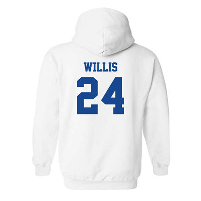 Hampton - NCAA Football : Marqwae Willis - Classic Shersey Hooded Sweatshirt-1