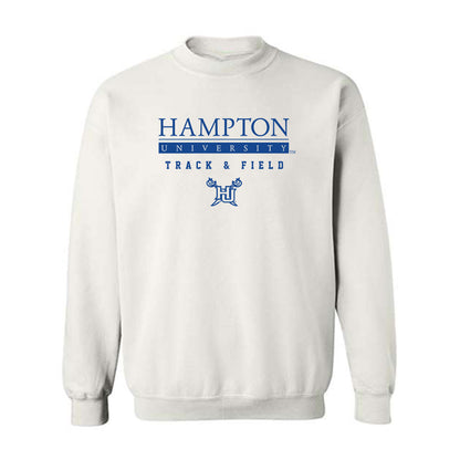Hampton - NCAA Women's Track & Field : Arriah Gilmer - Classic Shersey Crewneck Sweatshirt-0