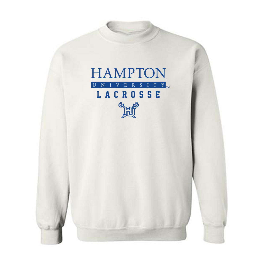 Hampton - NCAA Men's Lacrosse : Dylan Munchus - Classic Shersey Crewneck Sweatshirt-0