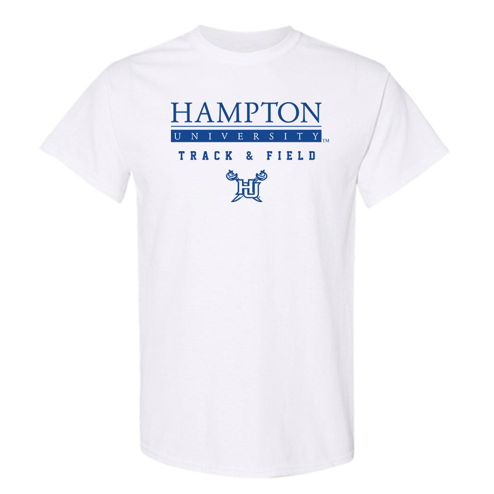 Hampton - NCAA Women's Track & Field : Kenidi Johnson - Classic Shersey T-Shirt-0