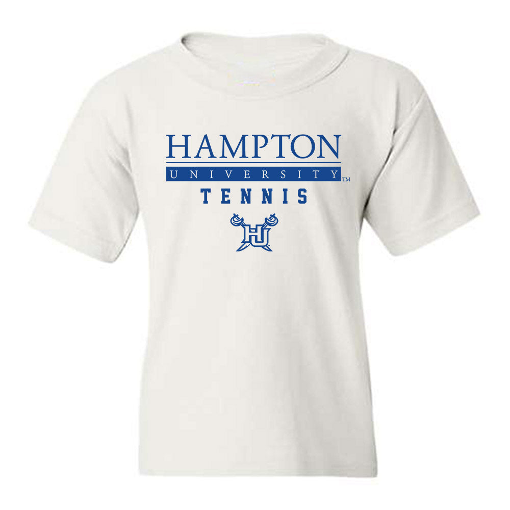 Hampton - NCAA Men's Tennis : Benedict Badz - Classic Shersey Youth T-Shirt-0