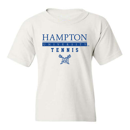 Hampton - NCAA Men's Tennis : Benedict Badz - Classic Shersey Youth T-Shirt-0