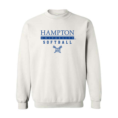 Hampton - NCAA Softball : Jasmine Venson - Classic Shersey Crewneck Sweatshirt-0