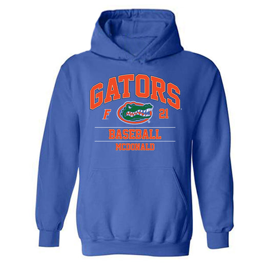 Florida - NCAA Baseball : Caden McDonald - Classic Fashion Shersey Hooded Sweatshirt