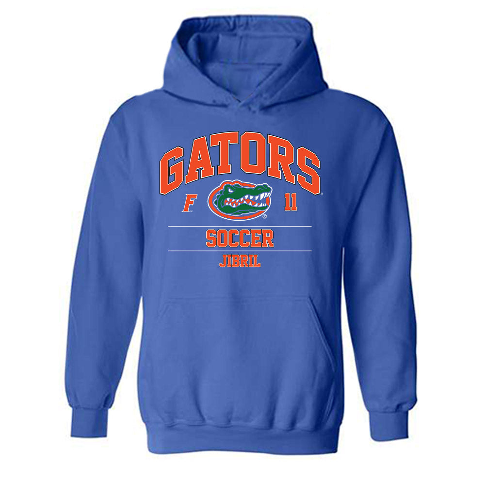 Florida - NCAA Women's Soccer : Hannah Jibril - Classic Fashion Shersey Hooded Sweatshirt-0