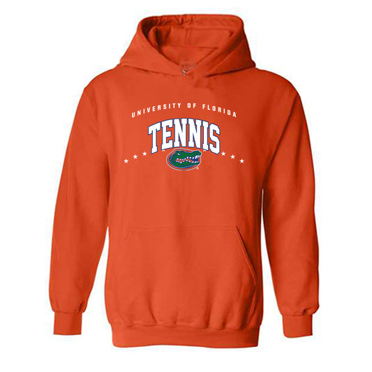 Florida - NCAA Men's Tennis : JanMagnus Johnson - Classic Fashion Shersey Hooded Sweatshirt-0