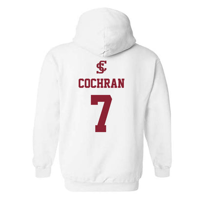 SCU - NCAA Men's Basketball : KJ Cochran - Hooded Sweatshirt-1