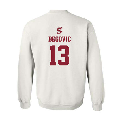 SCU - NCAA Men's Soccer : Alen Begovic - Crewneck Sweatshirt-1