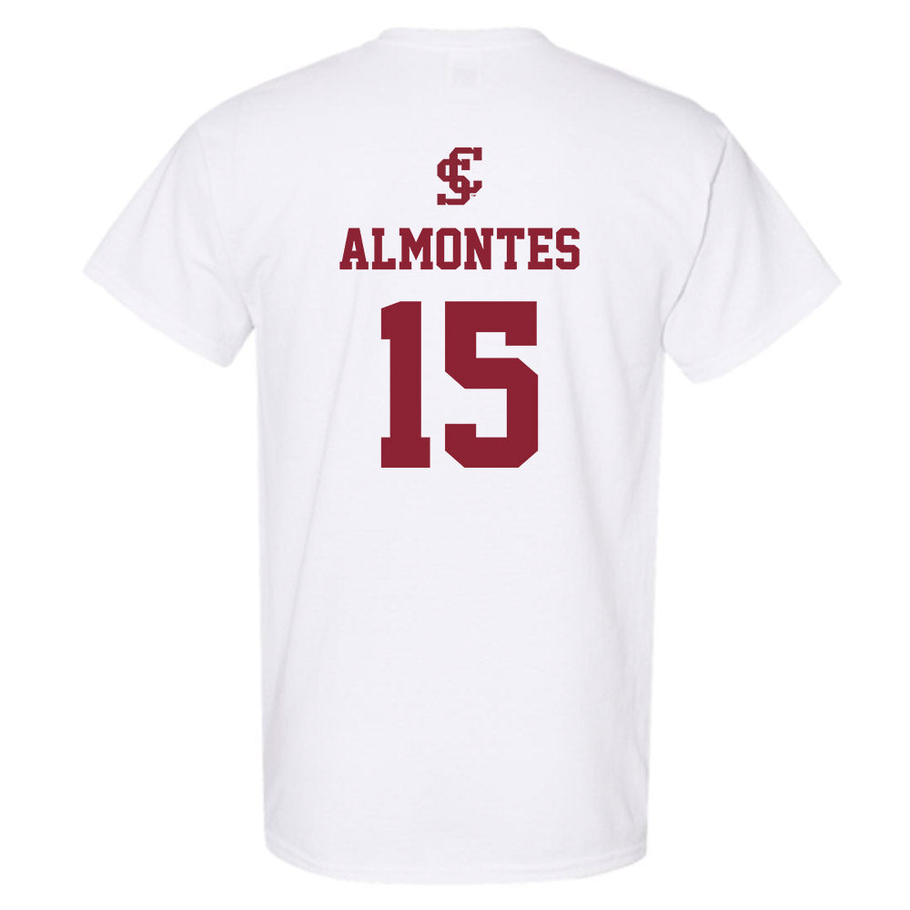 SCU - NCAA Men's Soccer : Moises Almontes - T-Shirt-1