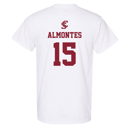 SCU - NCAA Men's Soccer : Moises Almontes - T-Shirt-1